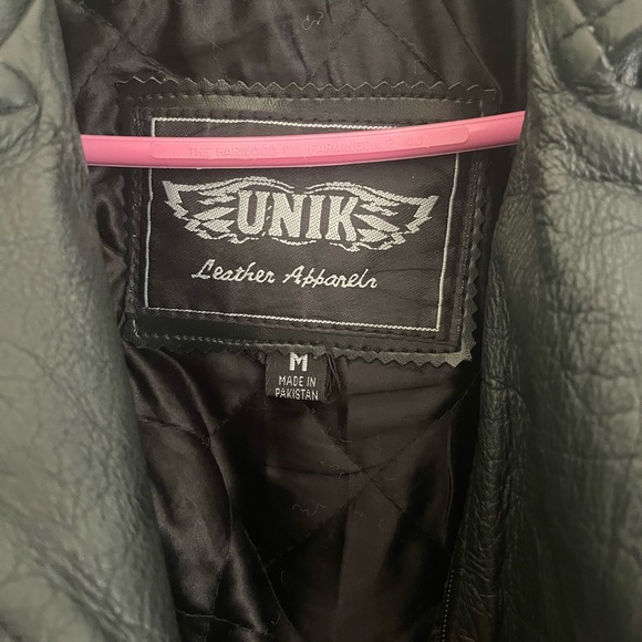 *VINTAGE* Unik Leather Jacket - Picture 3 of 6